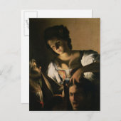 ホラフェルネスの頭を持つジュディス, 1615 ポストカード (正面/裏面)