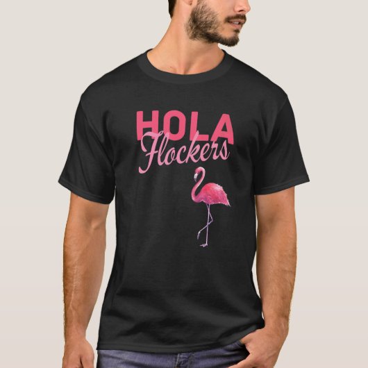 ホラフロッカーフラミンゴ Tシャツ (正面)