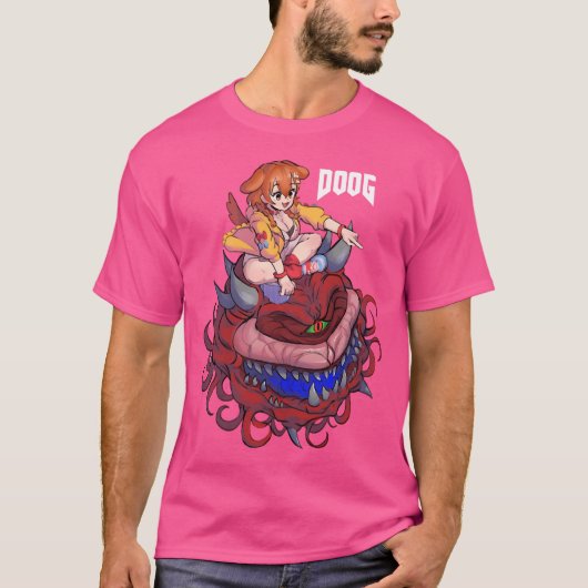 ホラライブゲーマーズ – 犬神コロネドッグ2 Tシャツ (正面)