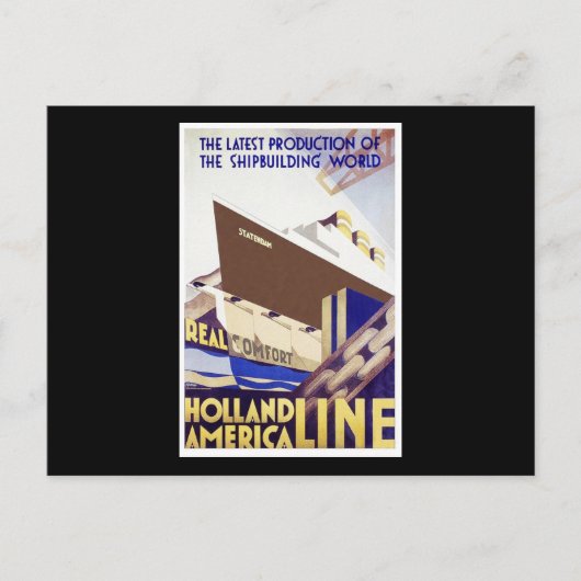 ホランドアメリカ線 ポストカード (正面)