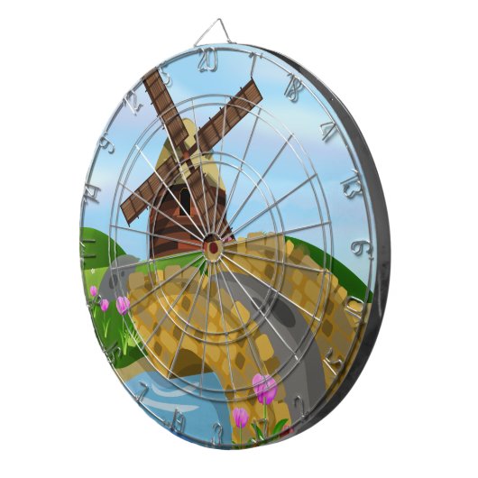 ホランドチューリップ ダーツボード (正面右)