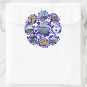 ホランドデルフトブルーデルフトウェア ラウンドシール (バッグ)