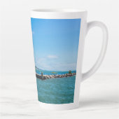 ホランドハーバーライトハウス カフェラテマグ (右)