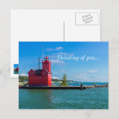 ホランドハーバーライト考えるハウスオブユーハガキ ポストカード (正面/裏面)