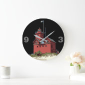 ホランドハーバーライト ラージ壁時計 (ホーム)