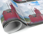 ホランドミシガンビッグレッドライトハウス ラッピングペーパー (ロールコーナー)