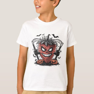 ホラーおもしろいフ怒ァン用のイチゴベリー Tシャツ