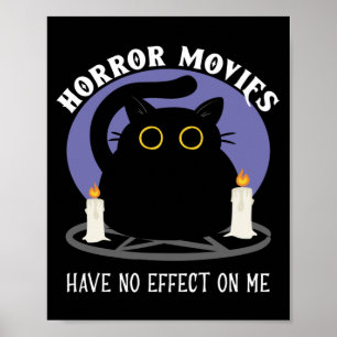 ホラーおもしろい映画が大好きな黒猫 ポスター