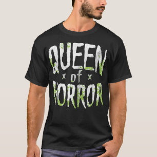 ホラーおもしろい映画ファンハロウィンクイーンギフト Tシャツ