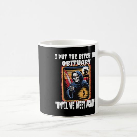 ホラーおもしろい死神の衣装大人の男性Tシャツ コーヒーマグカップ (右)