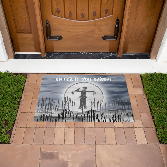 ホラーかかしもしが入れ!!!doormat ドアマット (室外)