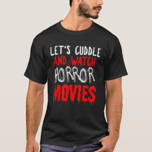 ホラーがホラー映画を見て浮き沈みにする Tシャツ