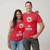 ホラーとコーヒーが大好き ホラー映画好き ユーモア Tシャツ (ユニセックス)