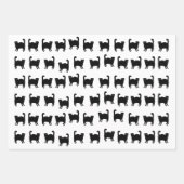 . .ホラーな猫に紙を包む ラッピングペーパーシート (正面3)