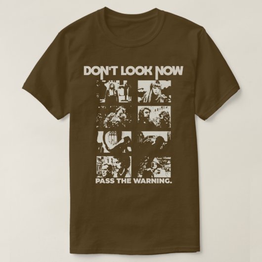 ホラーのシーンを今は表示しない Tシャツ (デザイン正面)