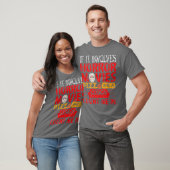 ホラーもし映画のピザとソファ Tシャツ (ユニセックス)