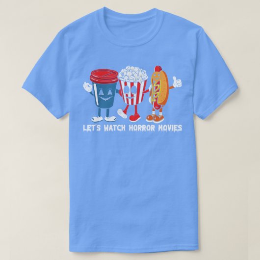 ホラーを見よう1 Tシャツ (デザイン正面)