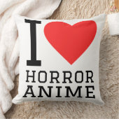 ホラーアニメが好き クッション (ブランケット)