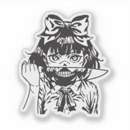 ホラーアニメ シール