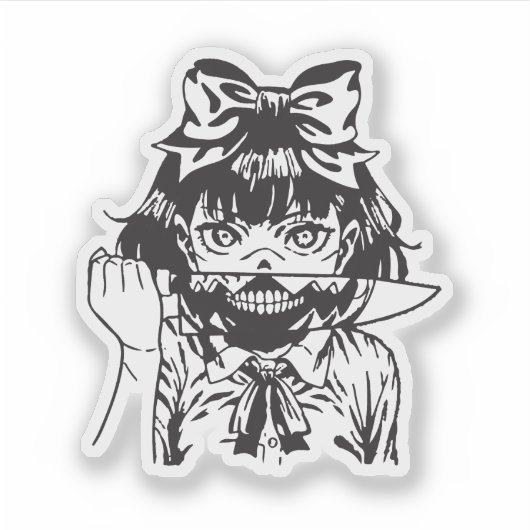 ホラーアニメ シール (正面)