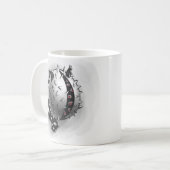 ホラーアートダークファンタジーモンスター コーヒーマグカップ (正面左)