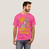 ホラーアート – モンスタースマーティアンロゴ – Psychobilly Tシャツ (正面フル)