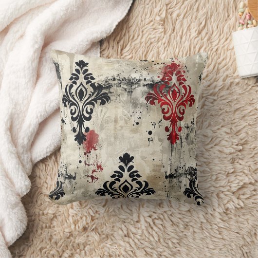 ホラーエスケープルー王室のムダマスク血痕 クッション (ブランケット)