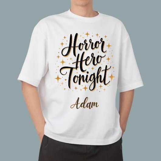 "ホラーエレガントヒーロー今夜"名ハロウィーン スウェットシャツ