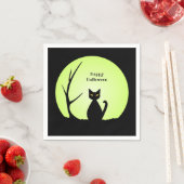 ホラーキャットペーパーナプキン スタンダードカクテルナプキン (インサイチュ)