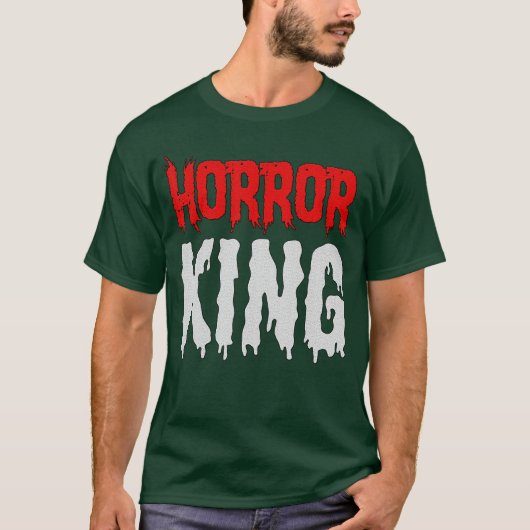ホラーキングホラー映画ファンのためのギフト Tシャツ (正面)