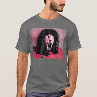ホラーコミックアート 切り落とされた頭 グロ 映画 レトロ Mac Tシャツ