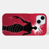 ホラーゴシック様式のマカーブレ不気味な悪魔の女性 Case-Mate iPhoneケース (裏面 (横))