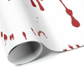 ホラーサイコ血手版血スパッタ ラッピングペーパー (ロールコーナー)