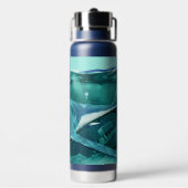 ホラーシャーク名前をカスタムする ウォーターボトル (背面)