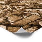 ホラーズグローブシアターロング・ビュー・オブ・ロンドン ポスター (角)