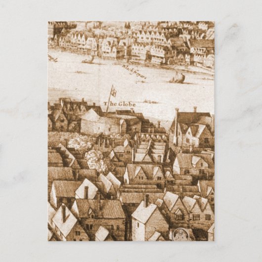 ホラーズグローブシアターロング・ビュー・オブ・ロンドン ポストカード (正面)