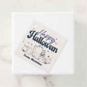 ホラーズナイトかわいいハローウィンパーティ招待状 フェイバータグ (インサイチュ)