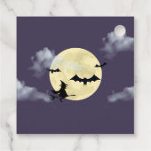 ホラーズナイトかわいいハローウィンパーティ招待状 フェイバータグ (裏面)