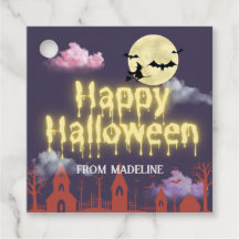 ホラーズナイトかわいいハローウィンパーティ招待状