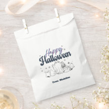 ホラーズナイトかわいいハローウィンパーティ招待状