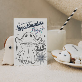 ホラーズナイトかわいいハローウィンパーティ招待状 招待状