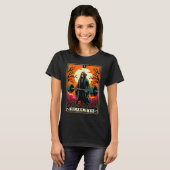 ホラータロットカード死ぬ死のジムトレーニング Tシャツ (正面フル)