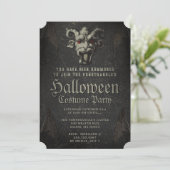 ホラーデーモンモンスターパーティの招待状 招待状 (スタンド正面)