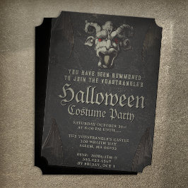 ホラーデーモンモンスターパーティの招待状 招待状