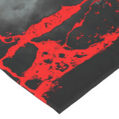 ホラーナイトゴシック-白黒、赤 ショートテーブルランナー (コーナー)