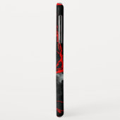 ホラーナイトゴシック-白黒、赤 Case-Mate iPhoneケース (裏面/左)