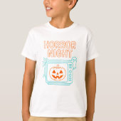 ホラーナイトネオンハロウィンユニセックス服 Tシャツ (正面)