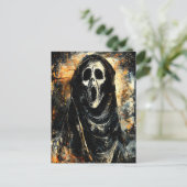 ホラーハロウィーンの叫び不気味シーズン ポストカード (スタンド正面)