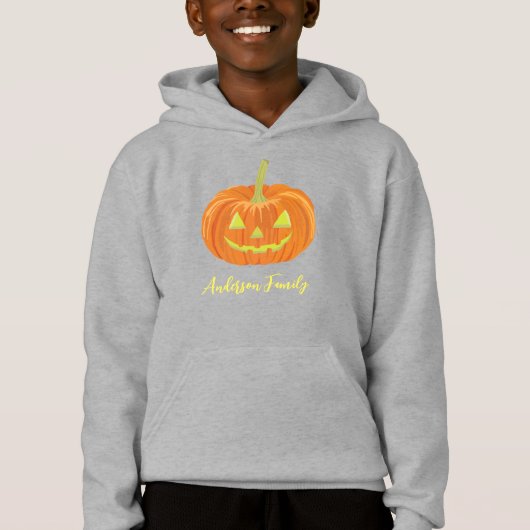 ホラーハロウィーンカボチャの家族名 (正面)