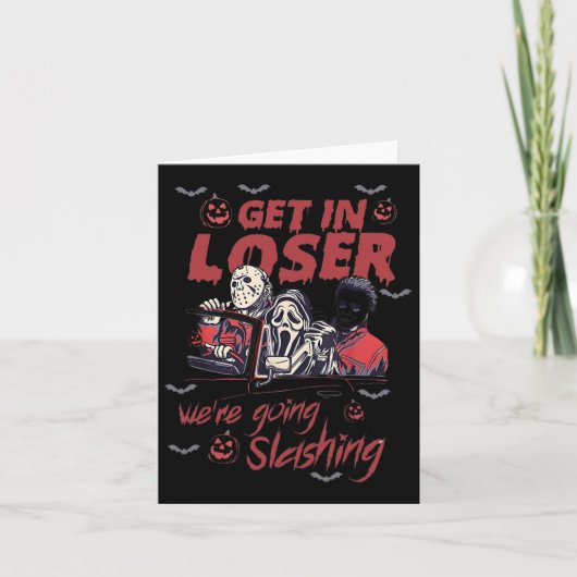 ホラーハロウィーンキャラクター負け組み我々は行く カード (正面)